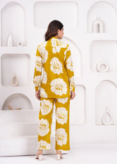Mustard Cotton Cord Set for Women – A Warm Touch of Style and Skin-Friendly Softness, Comfortable and Effortlessly Chic