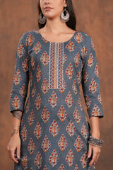 Premium Designer Kurta Set with Flowy Dupatta – The Ultimate Outfit for Traditional Celebrations and Modern Grace