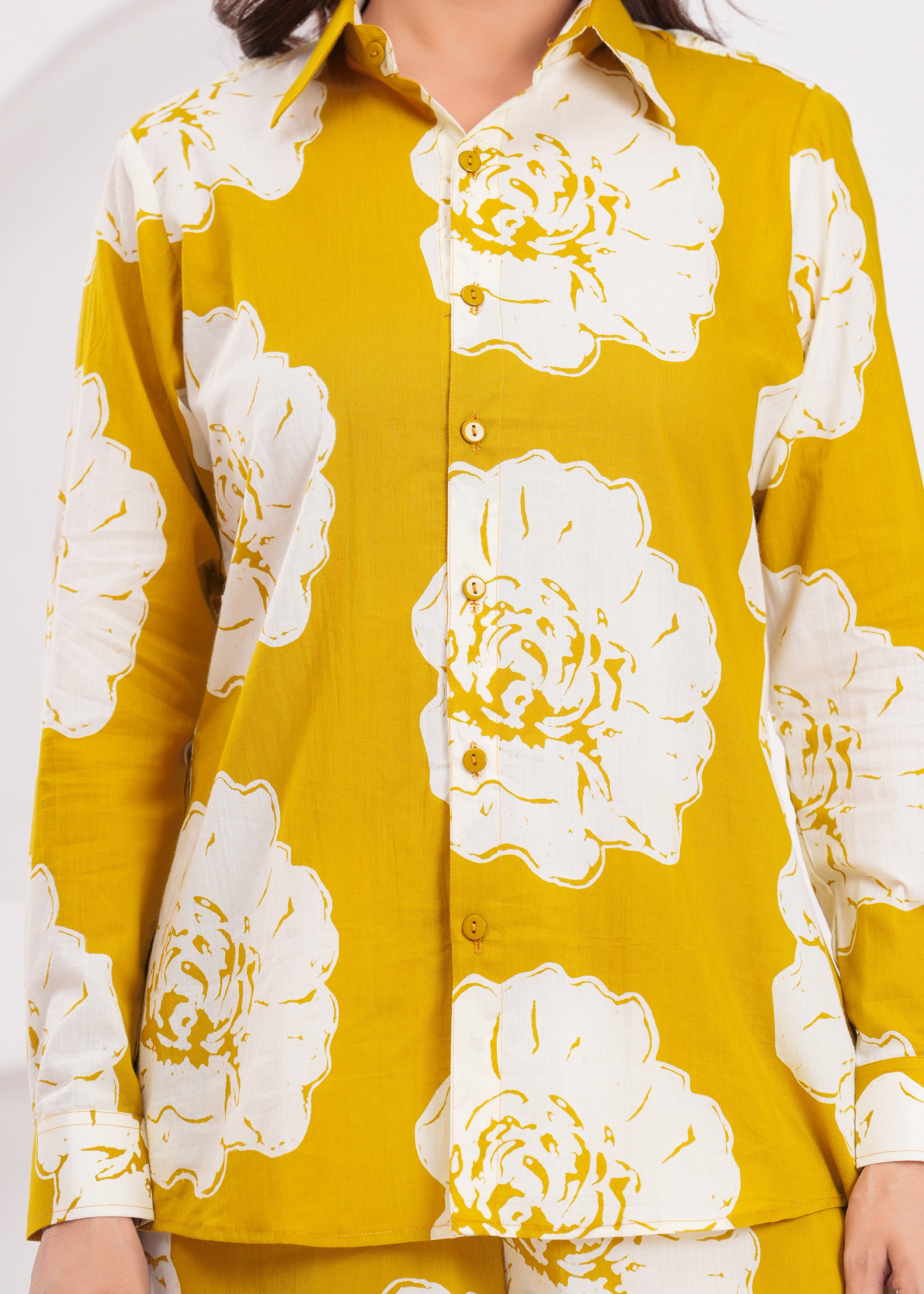 Mustard Cotton Cord Set for Women – A Warm Touch of Style and Skin-Friendly Softness, Comfortable and Effortlessly Chic