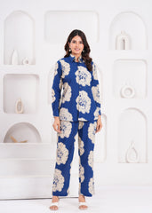 The Soft Touch Royal Blue Cord Set – Skin-Friendly, Cotton-Rich, Effortlessly Chic, Timeless Structure Meets Luxurious Softness