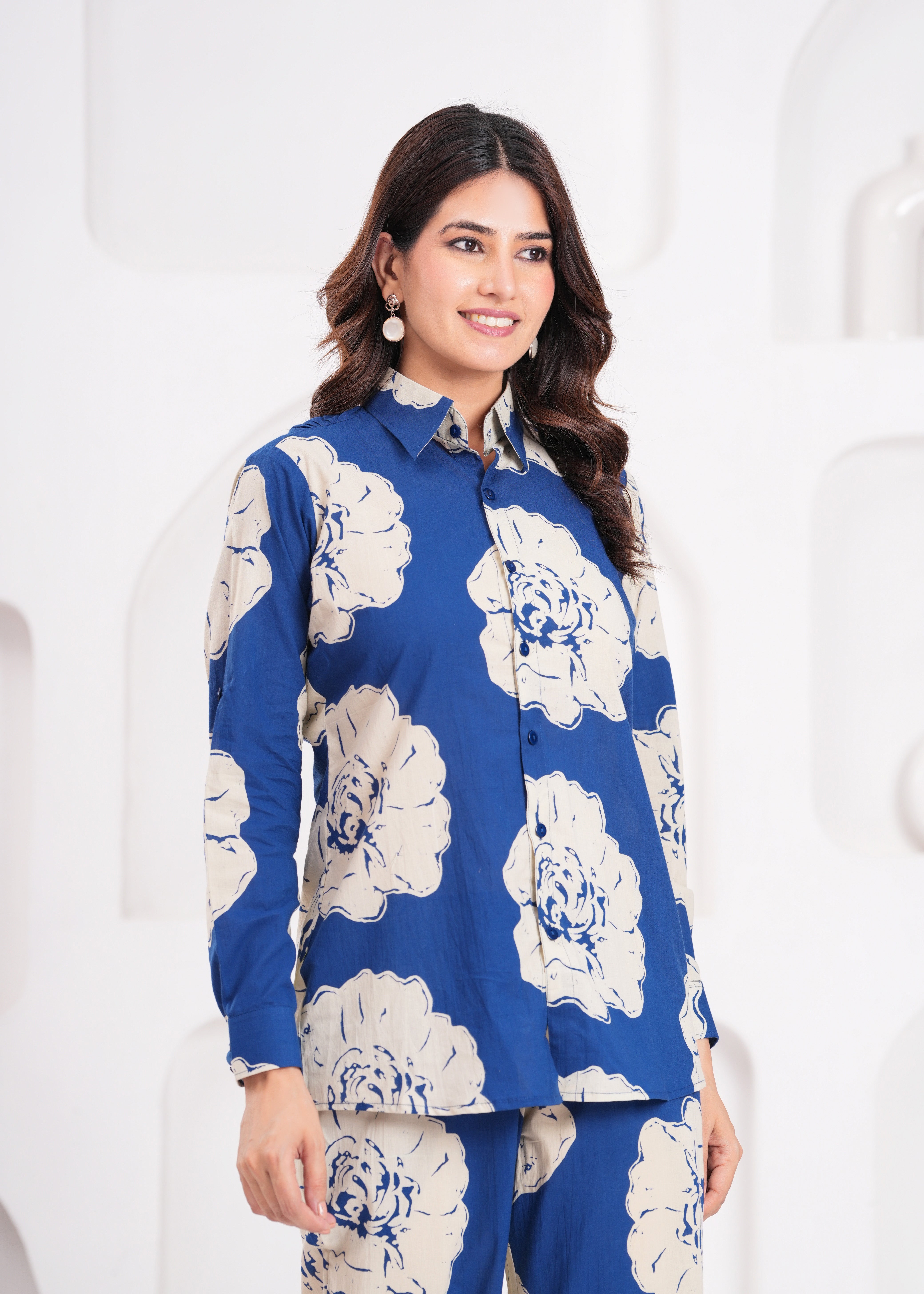 The Soft Touch Royal Blue Cord Set – Skin-Friendly, Cotton-Rich, Effortlessly Chic, Timeless Structure Meets Luxurious Softness