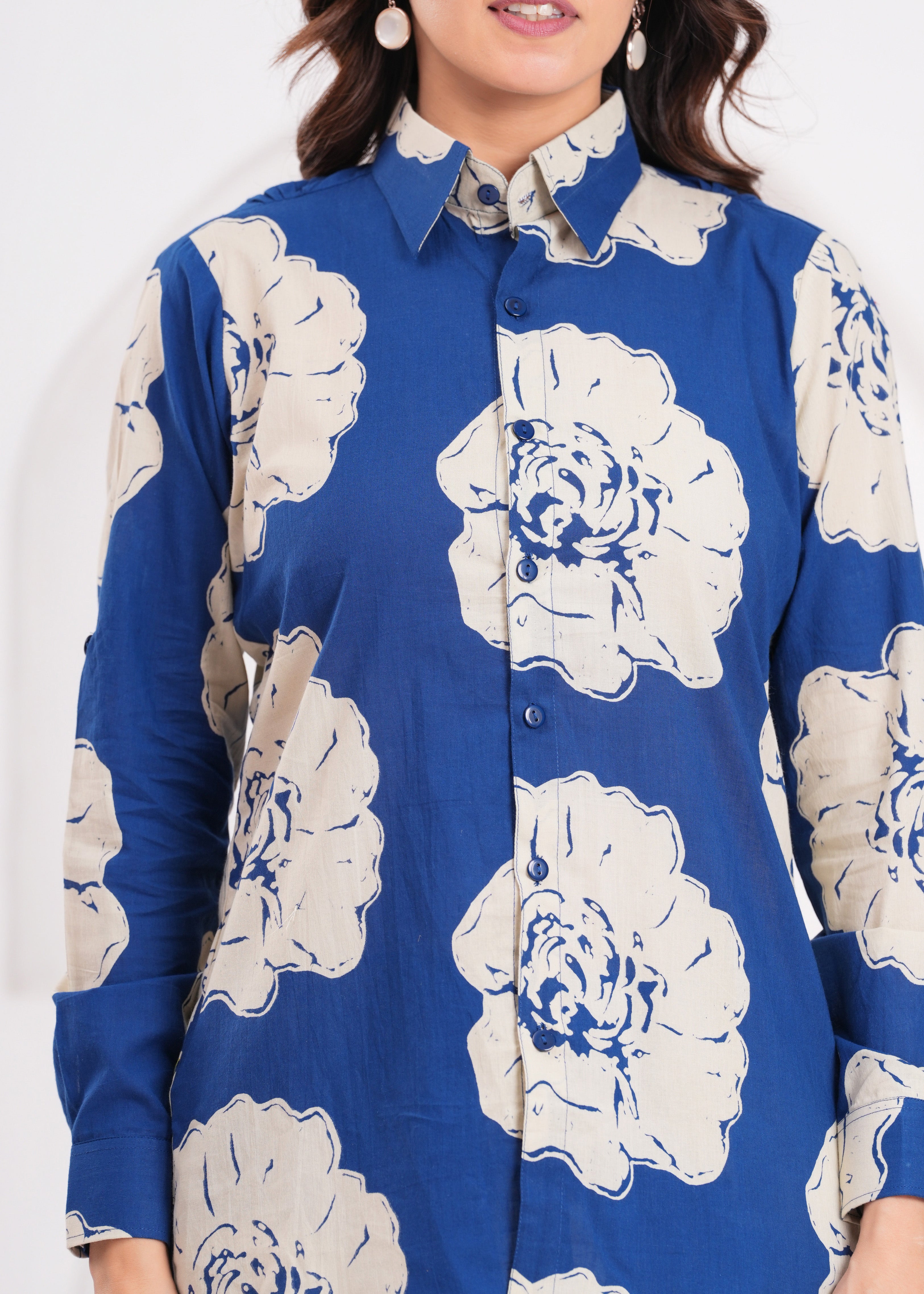 The Soft Touch Royal Blue Cord Set – Skin-Friendly, Cotton-Rich, Effortlessly Chic, Timeless Structure Meets Luxurious Softness